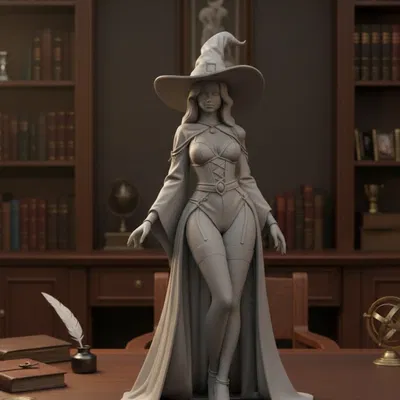 Phù thủy sexy mặc corset