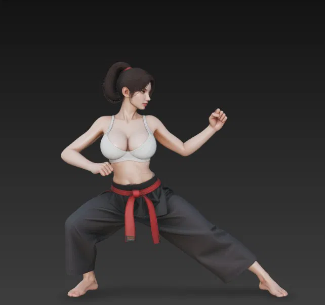 Nữ võ sĩ karate - Image 4