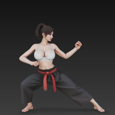 Nữ võ sĩ karate