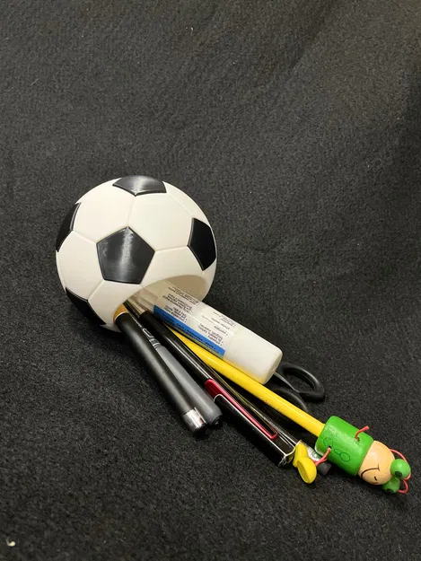 Ống cắm bút hình bóng đá (Football) | In dễ, không cần MMU - Image 2