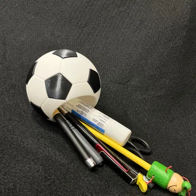 Ống cắm bút hình bóng đá (Football) | In dễ, không cần MMU