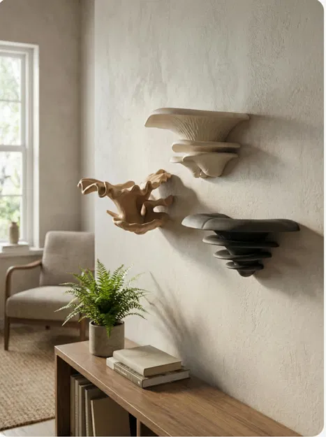 Kệ treo tường thiết kế (Designer wall shelf) - Image 1