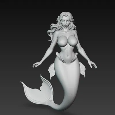 Nàng tiên cá sexy với vòng một bự