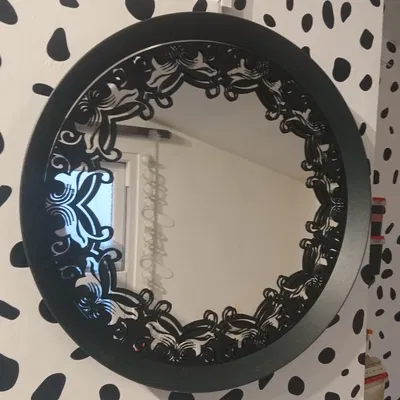 Khung trang trí cho gương tròn