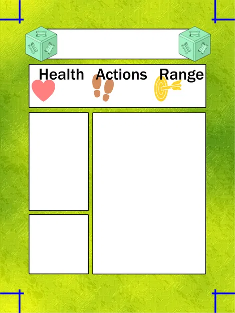 PrintAQuest: Đế Skirmish & Thẻ Nhân Vật Trống kèm Flash Nightling - Image 2