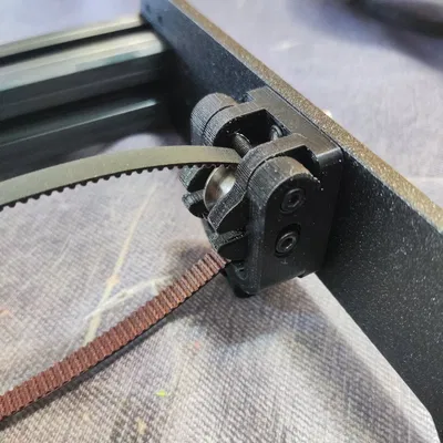 Prusa MK3: Y-axis Adjustable Belt Tensioner & BED Holder song song, hợp nhiều mod