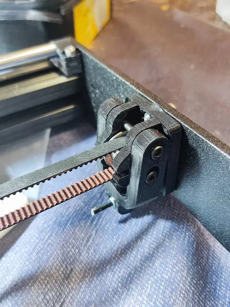 Prusa MK3: Y-axis Adjustable Belt Tensioner & BED Holder song song, hợp nhiều mod - Image 4
