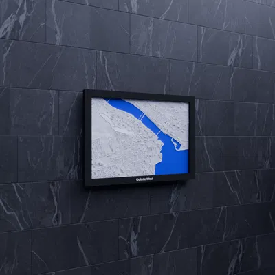 Quinte West, Canada - Bản Mini Địa Hình In 3D