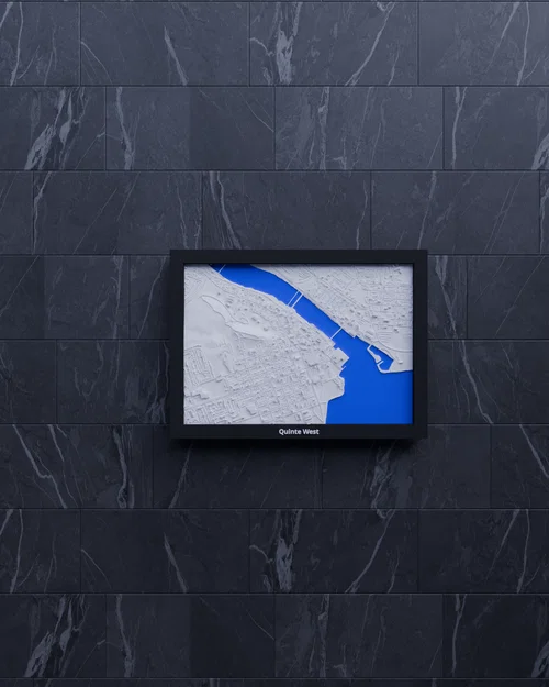 Quinte West, Canada - Bản Mini Địa Hình In 3D - Image 6
