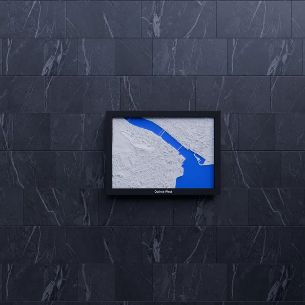 Quinte West, Canada - Bản Mini Địa Hình In 3D - Image 8