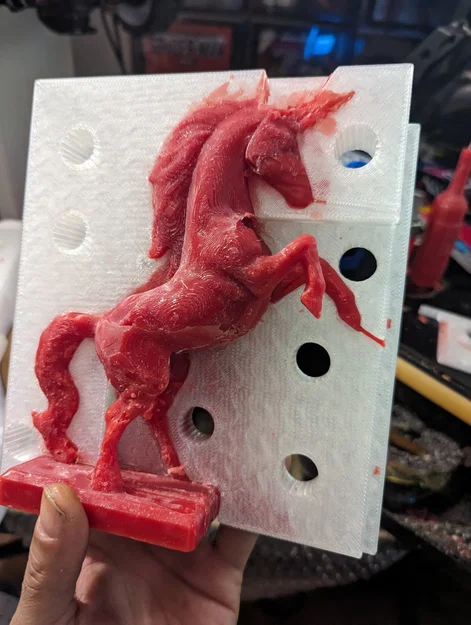 Khuôn nến kỳ lân TPU (TPU Unicorn Candle Mold) - Image 1