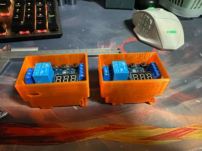 Hộp chứa cho rơ-le thời gian lập trình đa chức năng gắn DIN rail - Image 3