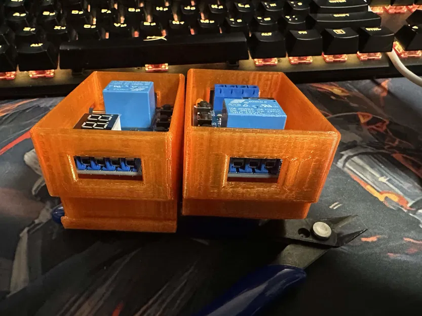 Hộp chứa cho rơ-le thời gian lập trình đa chức năng gắn DIN rail - Image 4