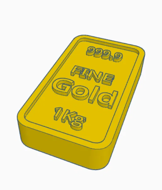 Thỏi Vàng (Gold Bar) 1kg 999.9 - Image 1