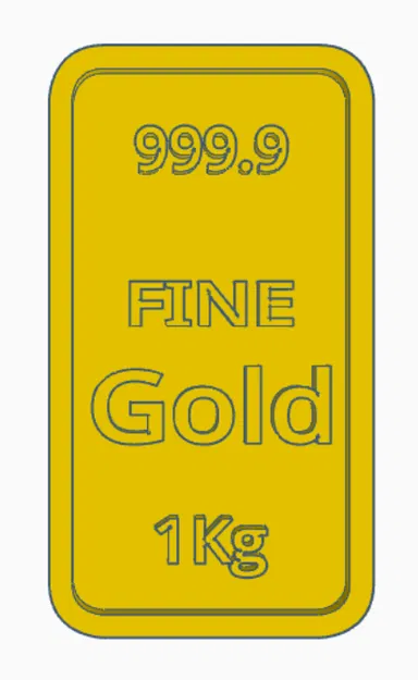 Thỏi Vàng (Gold Bar) 1kg 999.9 - Image 2