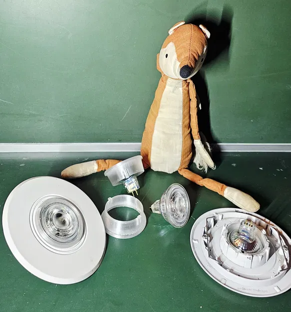 Kẹp giữ bóng LED MR16 (GU5.3 Osram) cho đèn âm trần - Image 1