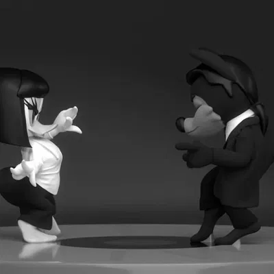 Twist Contest: Cặp đôi nhảy Pulp Fiction phiên bản hoạt hình