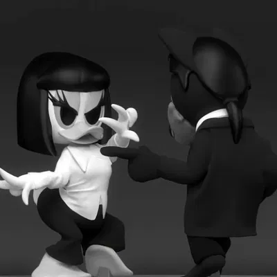 Twist Contest: Cặp đôi nhảy Pulp Fiction phiên bản hoạt hình