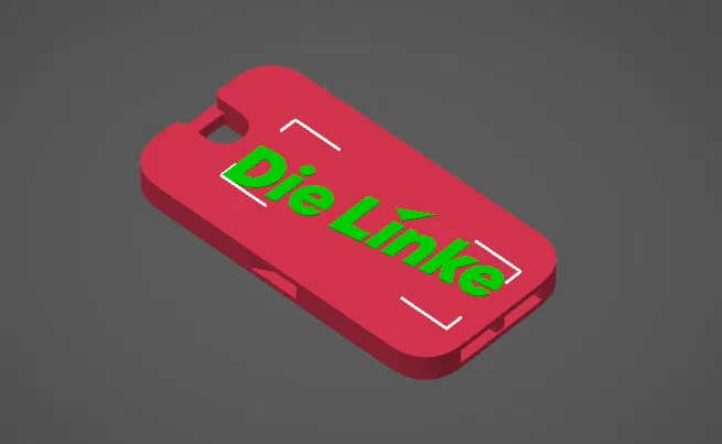 Còi phẳng bỏ túi - Logo Die Linke - Image 1