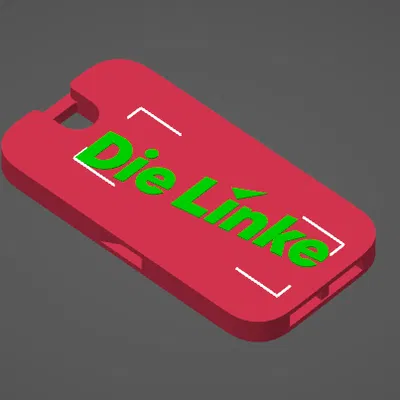 Còi phẳng bỏ túi - Logo Die Linke