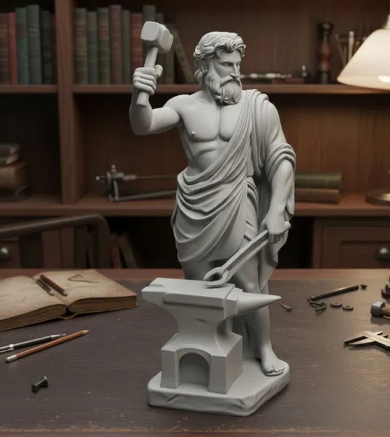 Tượng thần Hy Lạp Hephaestus - Image 1