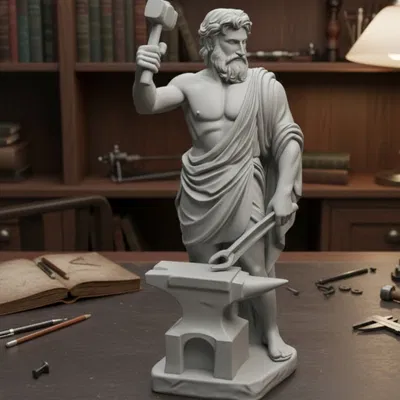 Tượng thần Hy Lạp Hephaestus