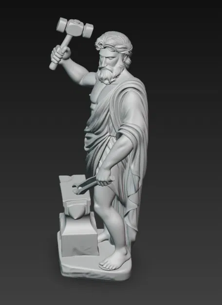 Tượng thần Hy Lạp Hephaestus - Image 2