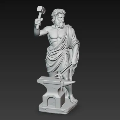 Tượng thần Hy Lạp Hephaestus