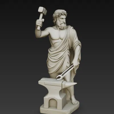 Tượng thần Hy Lạp Hephaestus