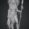 Nữ chiến binh đỉnh núi lông vũ (Feathered Summit Warrior) - Thumbnail 1