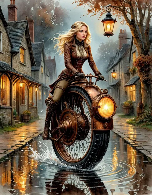 Bình Minh Đồng Trên Con Đường Hơi Nước (Copper Dawn on the Steam Road) - Image 2