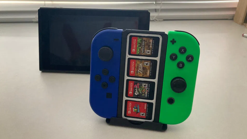 Tay cầm Nintendo Switch Joycon Grip kèm khay đựng game - Image 1
