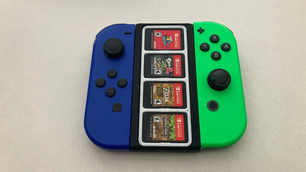 Tay cầm Nintendo Switch Joycon Grip kèm khay đựng game - Image 3