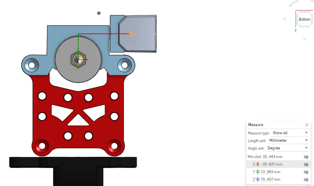Eddy BTT Vzbot PrintedHead – Giá đỡ bắt vít chống rung - Image 5