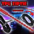 Dây rút TPU giữ luôn trên dây cáp (TPU cable Ziptie hold on cable) - Thumbnail 1