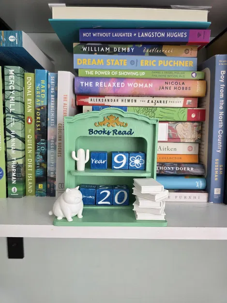 Lịch Tiến Độ Đọc Sách Dạng Kệ (Book Progress Calendar) - Image 1