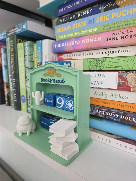 Lịch Tiến Độ Đọc Sách Dạng Kệ (Book Progress Calendar) - Image 2