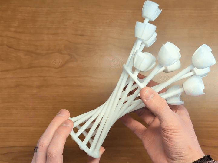 Bó Hoa Hyperboloid Valentine - Thumbnail 2