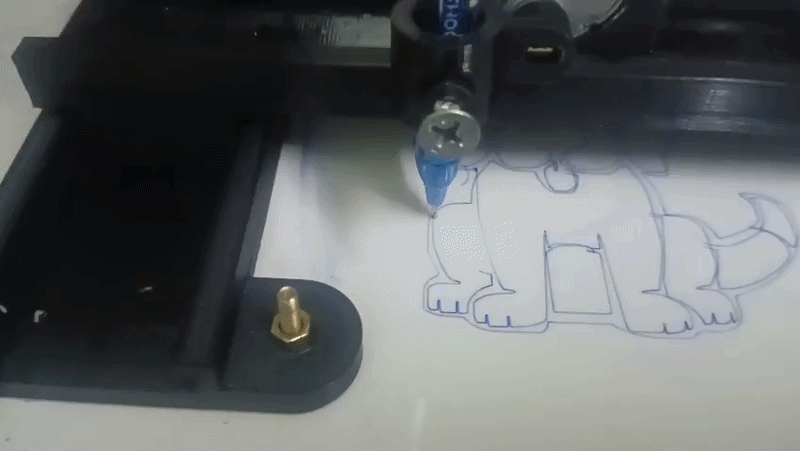 Plotter in 3D với trục Y đỡ hai bên và 2 động cơ - Image 2