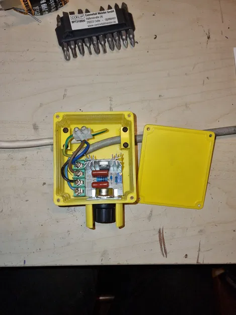 Vỏ (enclosure housing) cho module Triak power regulator - Image 2