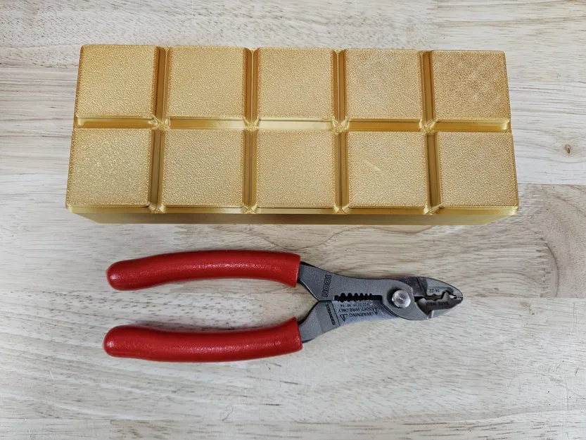 Khay Gridfinity cho kìm tuốt dây/cắt/bấm cos Icon 7" (2x5) - Image 3