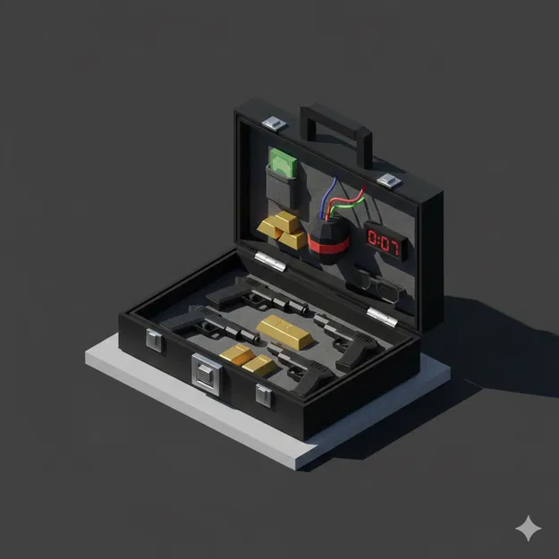 Cặp tài liệu điệp viên Low Poly - Image 1