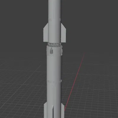 Starship - Mô hình tàu vũ trụ làm bằng Blender