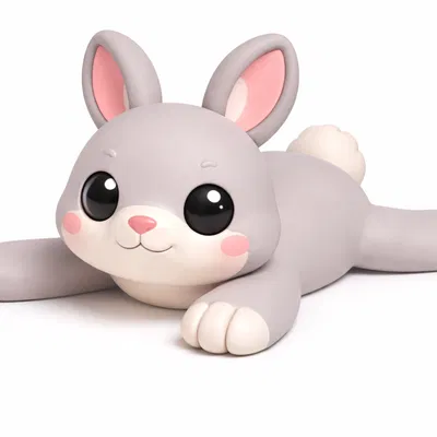 Flexy Lapin / Móc khóa Thỏ dẻo (Flexy Lapin Keychain)