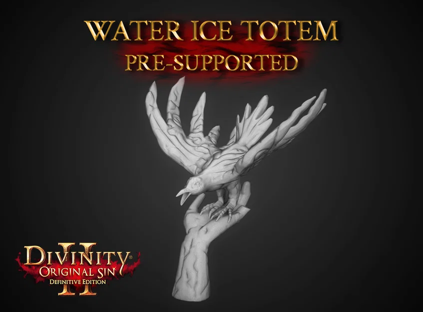 Divinity Original Sin 2 - Tượng mini Totem Nước / Băng - Image 1