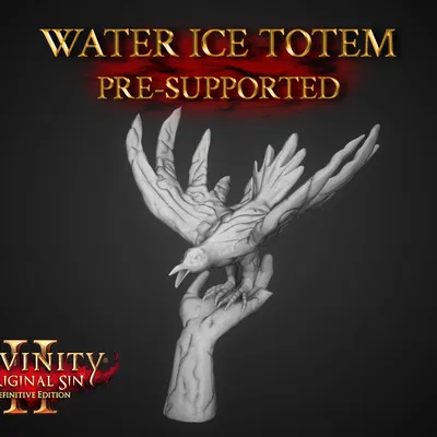 Divinity Original Sin 2 - Tượng mini Totem Nước / Băng