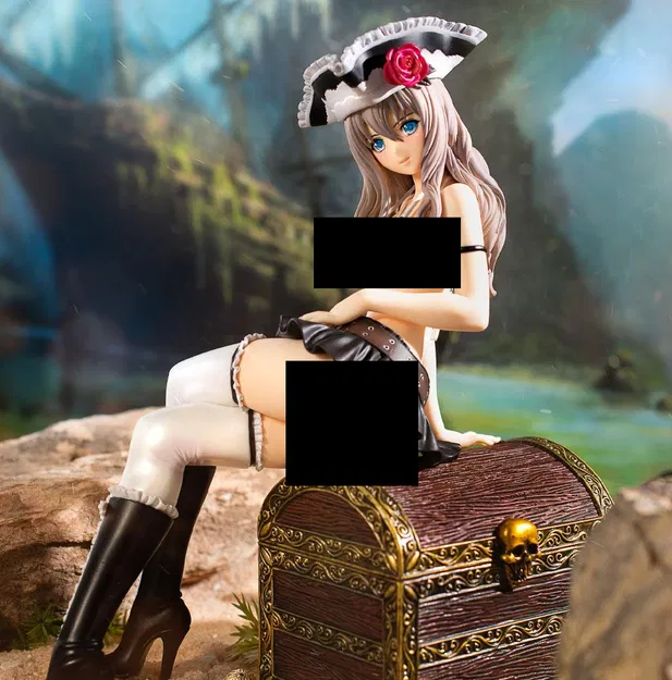 Cô Gái Hải Tặc Anime / Hentai (NSFW) - Model 3D - Image 1