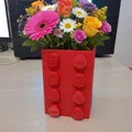 Bình Hoa Gạch LEGO (Lego Brick Flower Vase) In 3D - Thumbnail 2