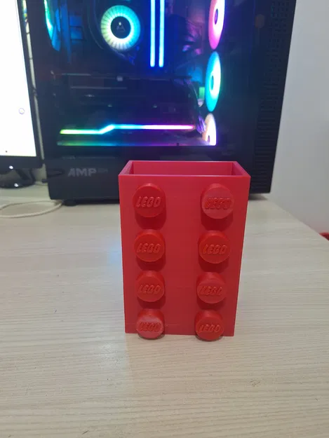 Bình Hoa Gạch LEGO (Lego Brick Flower Vase) In 3D - Image 3