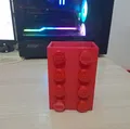 Bình Hoa Gạch LEGO (Lego Brick Flower Vase) In 3D - Thumbnail 3